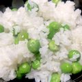 ゆう×3's cooksnap of when they made ふっくら色鮮やか♪グリーンピースで豆ご飯.