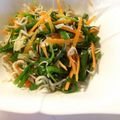 かおぽんぽこりん's cooksnap of when they made 簡単1分チン✿ニラと人参じゃこのさっと煮.