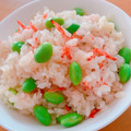 ☆３匹の子ぶた☆'s cooksnap of when they made 切り餅で！桜えびと枝豆の春のおこわ.
