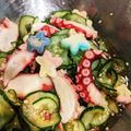 ぱやかちゃん's cooksnap of when they made サッパリ！きゅうりとたこの酢の物♪.