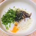 あめにゃん's cooksnap of when they made 釜玉うどん風(冷).