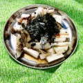 56ty45's cooksnap of when they made きのこと長芋の梅だれサラダ.