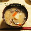 ひトみ's cooksnap of when they made 塩麹きのこ入り豚汁.