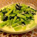 Riyusa's cooksnap of when they made チーズとじゃこで♪小松菜の洋風ナムル.
