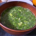 クック4JRYB3☆'s cooksnap of when they made モロヘイヤ・スープ　（エジプト）.