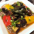 ♡ゆみこママ♡'s cooksnap of when they made ナスの揚げ浸しひんやりざる蕎麦.