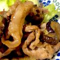 たむこん's cooksnap of when they made 豚肉とナスのポン酢炒め.