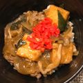 aibo0213☆'s cooksnap of when they made 厚揚げと肉のすき煮(豚バラ、牛肉など).
