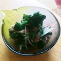 とっくんとっちん's cooksnap of when they made さわやかぁ～♪モロヘイヤとわかめの酢の物.