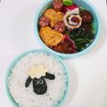 めいめい☆☆☆'s cooksnap of when they made ひつじのショーンおにぎり運動会弁当!.