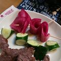 M130018's cooksnap of when they made 紅くるり大根のローズサラダ.