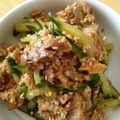 pepemoon's cooksnap of when they made 鯖缶のユッケ風.