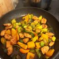 ポテチ君's cooksnap of when they made 胸肉ともやしでフライパンチーズタッカルビ.