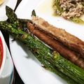 まりもＳＰ's cooksnap of when they made ♪魚焼きグリルでアスパラ焼き♪.