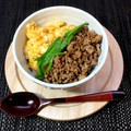 horseland's cooksnap of when they made 豚とタマゴの二色丼.