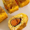 万年ダイエッター！'s cooksnap of when they made 卵焼き＊たらこや明太子を入れる時のコツ！.