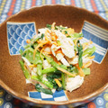 バカリャウ's cooksnap of when they made 小松菜とささみのごまみそマヨ和え.