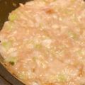 niya83oe's cooksnap of when they made 月島有名店超えた★明太もちチーズもんじゃ.