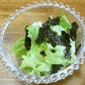 おはなすき's cooksnap of when they made レタスとのりのやみつきサラダ♡簡単!!.