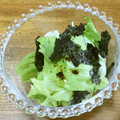 おはなすき's cooksnap of when they made レタスとのりのやみつきサラダ♡簡単!!.