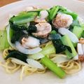 τомоко's cooksnap of when they made 本格的なエビと青菜のあんかけ焼きソバ.