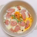 nagii_'s cooksnap of when they made 超簡単☆レンジでズボラな玉子ウインナー☆.