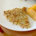 けんぷふぁー's cooksnap of when they made 千切りじゃがいもの薄焼き＋和歌山しらす.