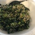 ペネロペ〜's cooksnap of when they made 大根の葉とちりめんじゃこのごま油炒め.