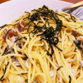 おさむーちょ's cooksnap of when they made 和えるだけ♪梅としらすと大葉の和風パスタ.
