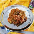 56ty45's cooksnap of when they made ひき肉たっぷり！一皿満足！！時短カレー.