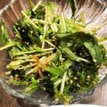 イベント大好き！'s cooksnap of when they made ☆超簡単☆切って混ぜるだけの水菜サラダ☆.