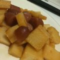 でんぼ。's cooksnap of when they made 筍とウインナーの味噌炒め。.