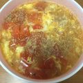 ぴょんきち♫'s cooksnap of when they made サッポロ一番で♪トマトスーラータン麺.