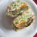 白ごはんが好き's cooksnap of when they made 照り焼きチキンのわんぱくサンド♪.