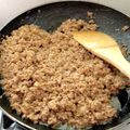kaorin425's cooksnap of when they made 焼き肉のタレで肉味噌風.