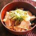 ふか谷's cooksnap of when they made 揚げ玉サクサクおとうふ丼.
