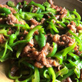 petokko's cooksnap of when they made 焼肉のタレで簡単♪我が家の青椒肉絲♡.