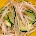 kiyosechan's cooksnap of when they made パパッと簡単！もやしとズッキーニのナムル.