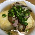 petokko's cooksnap of when they made とっても簡単！香る揚げ出し豆腐.