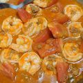 チコリママ's cooksnap of when they made 辛いけどジューシー♪トマト入りエビチリ.