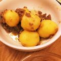クックMO5L40☆'s cooksnap of when they made 簡単！小さい新じゃがの肉味噌炒め！.