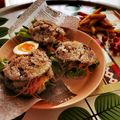 カバゴン's cooksnap of when they made セリアの型で！作って楽しいライスバーガー.