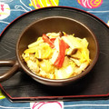 蕎麦の華's cooksnap of when they made 簡単安い♫白菜とカニカマ椎茸の炒め物.