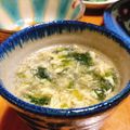 sumomokaka's cooksnap of when they made 簡単☆ごま油香るレタス卵あおさのスープ.