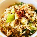 bonbonnier's cooksnap of when they made ケンタロウ風　春雨挽き肉丼♪.