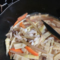 クックXLS9D8☆'s cooksnap of when they made 筍とふきと薄揚げをあっさり炊いたん.