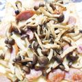◯usa◯'s cooksnap of when they made 美味し!!シメジだけのきのこピザ!!.