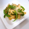 まーらいおんmuta's cooksnap of when they made ＊ピーマンとササミの炒めもの*☆.