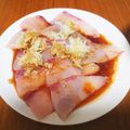 クックN3XI88☆'s cooksnap of when they made ◆簡単　ハマチの中華風カルパッチョ◆.
