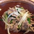 JackFruits's cooksnap of when they made ねぎ塩豚バラ炒め.